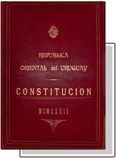 Tapa de la Constitución de 1934